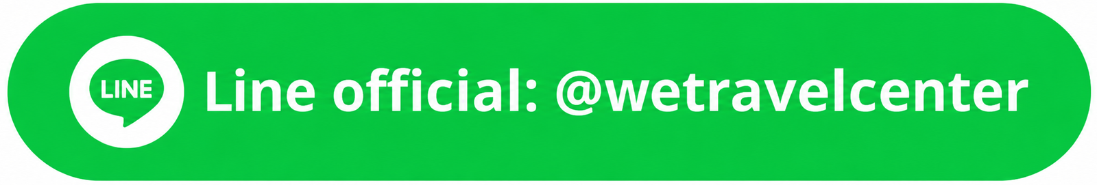 LINE Official We Travel Center @wetravelcenter